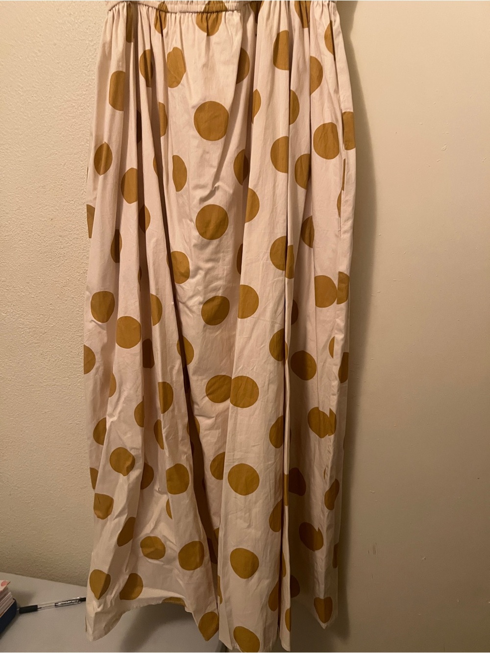 English Factory square-neck ruched babydoll midi dress - Picture 5 of 8